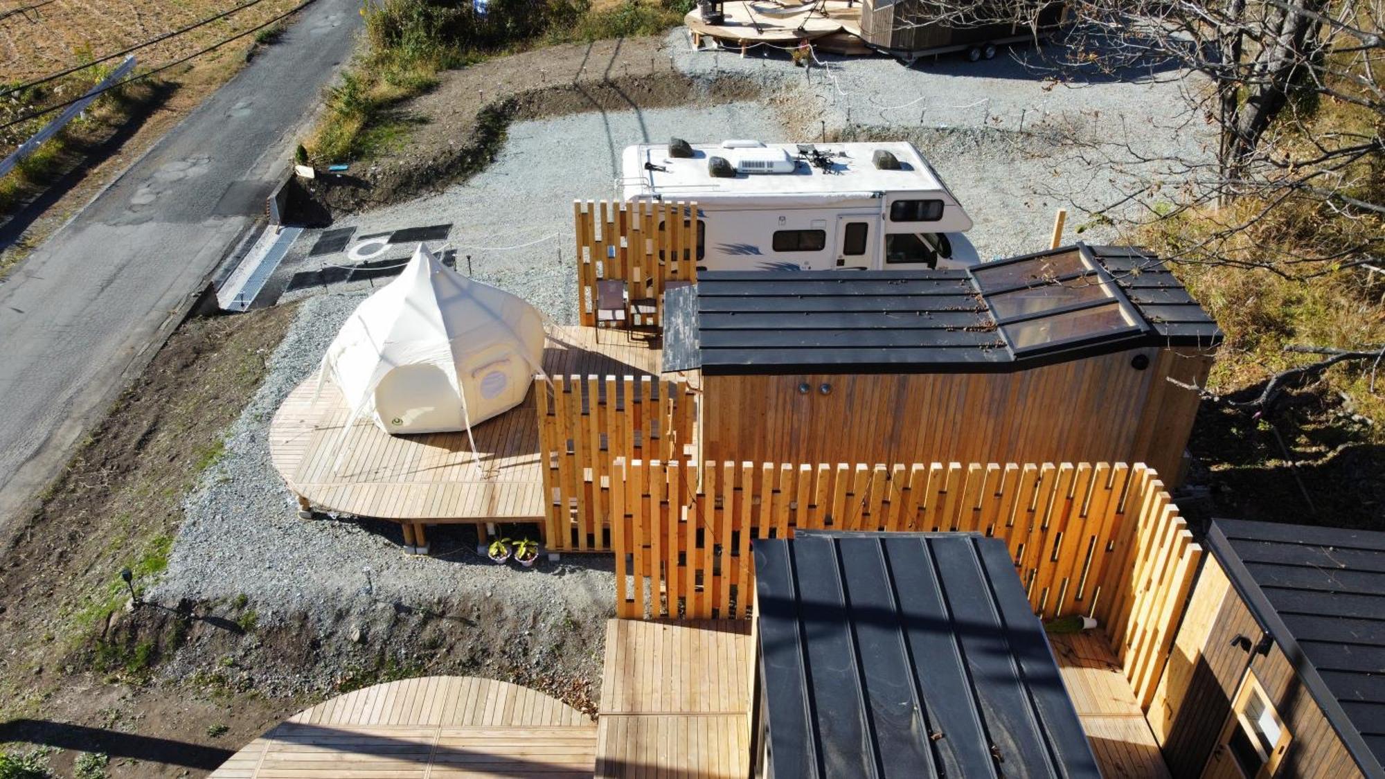 Fuji Dome Glamping Hotel Fujikawaguchiko Exterior photo