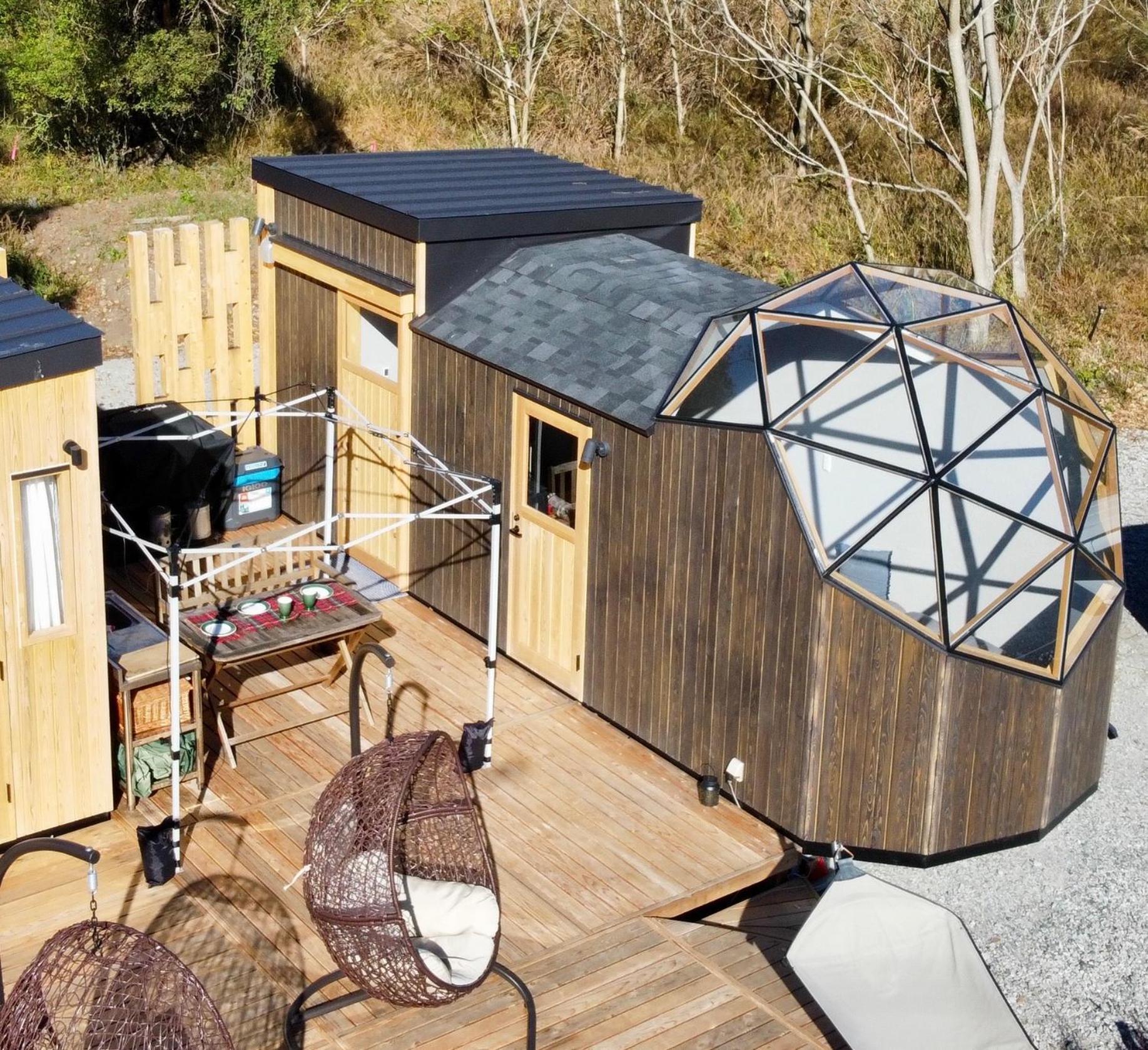 Fuji Dome Glamping Hotel Fujikawaguchiko Exterior photo